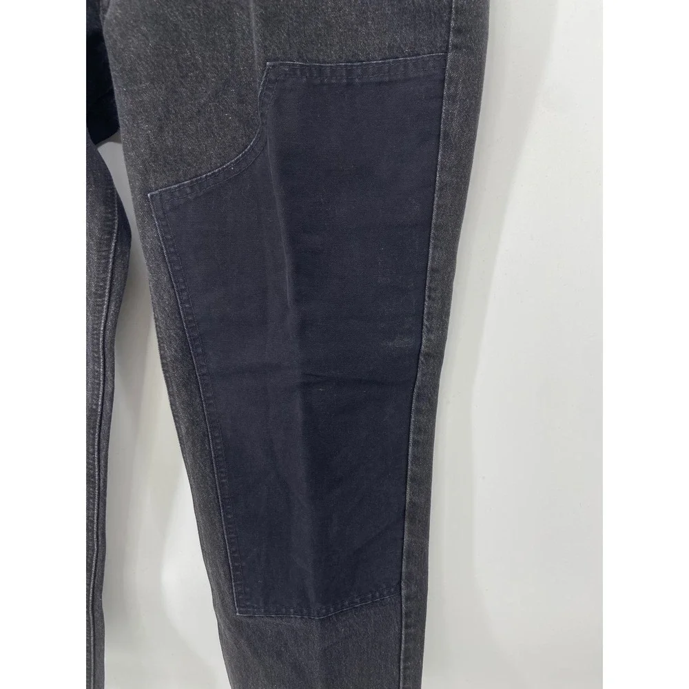 Levis 541 Jeans Men 40x30 Black Athletic Taper Workwear Reinforced Double Knee